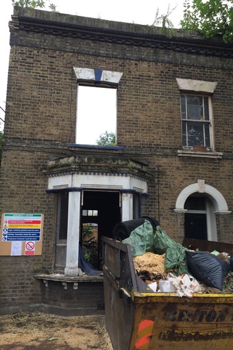 Дом в Лондоне до реконструкцие