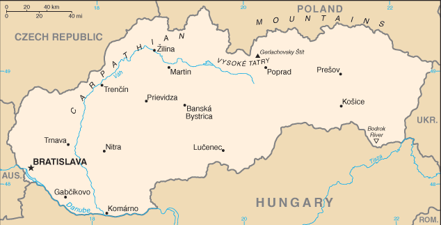 Карто Словакии