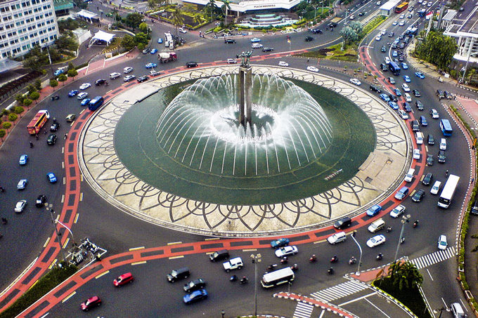 фонтан в Джакарте