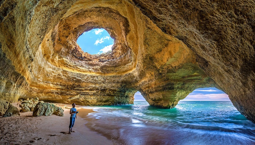 Португалия, Алгарве, пещеры