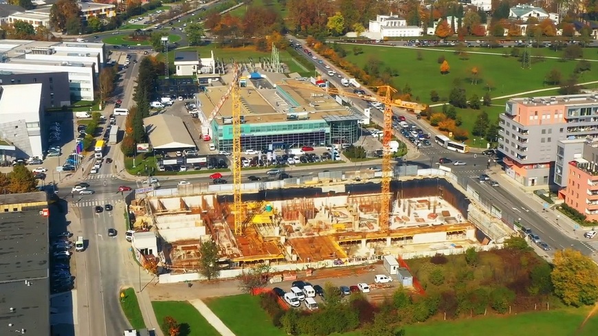 Строительство в Любляне